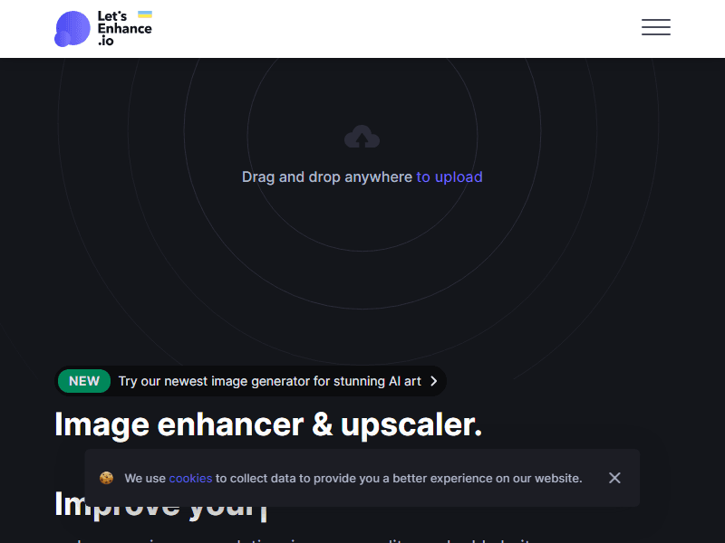 Let's Enhance website screenshot