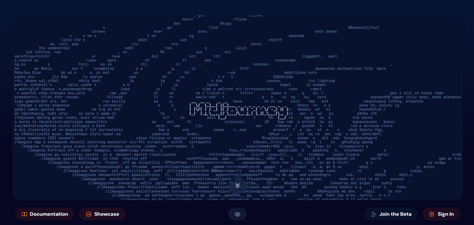 Midjourney website screenshot