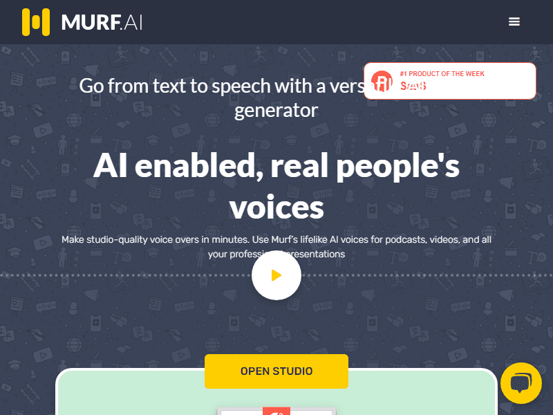Murf website screenshot