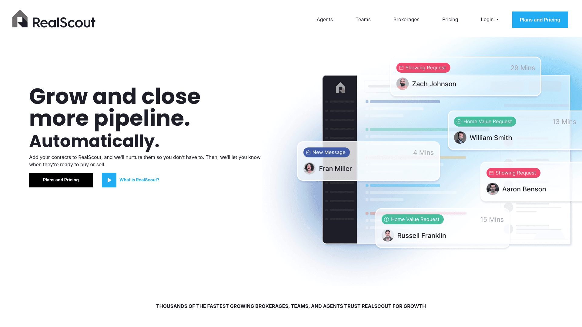 RealScout website screenshot