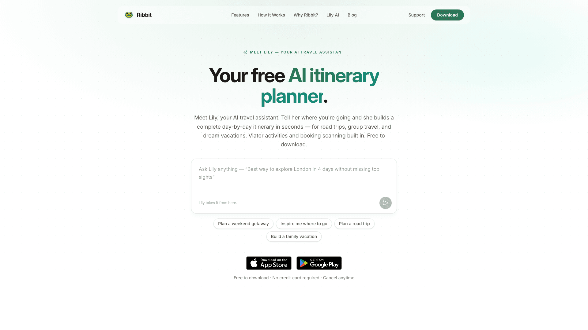 Ribbit website screenshot