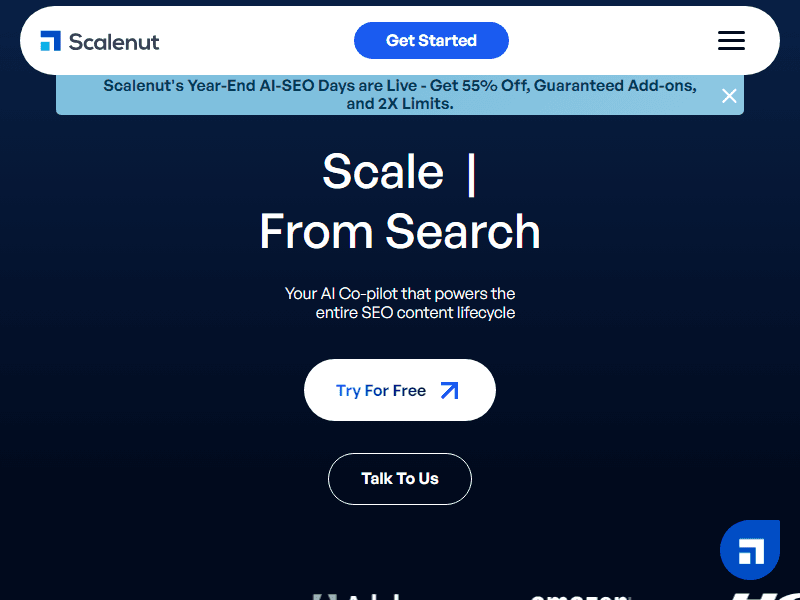 Scalenut website screenshot